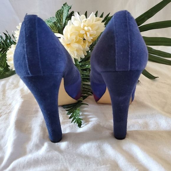 Steve Madden Trixie Suede Leather Stiletto Platform Heels Multicolor Size 7 - Picture 3 of 9